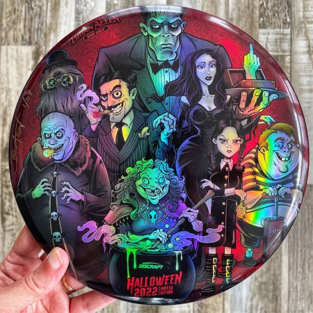 Limited Edition artwork by Brian Allen printed on Disc Golf Discraft discs printed by Detroit Disc Company