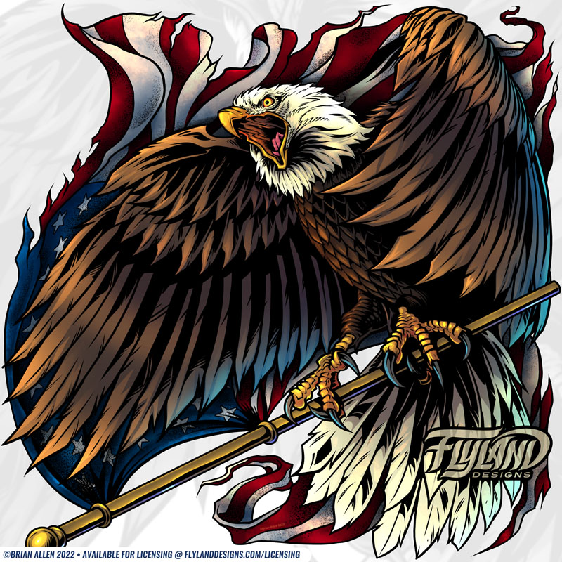 USA's Eagle Artwork by freelance