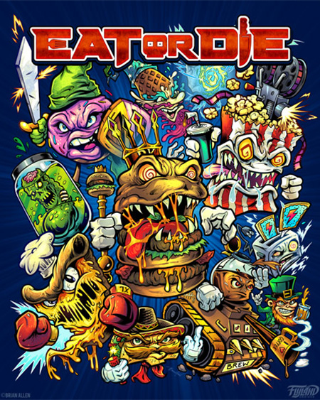An illustration designed for Eat