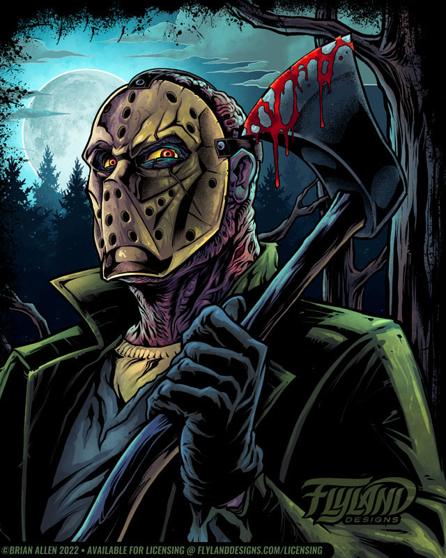 Jason Blood Ax Artwork by freela