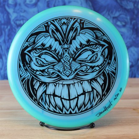 Limited Edition artwork by Brian Allen printed on Disc Golf Discraft discs printed by Detroit Disc Company